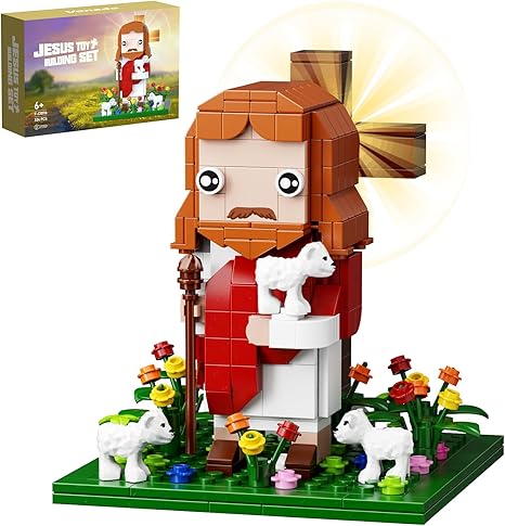 Jesus Building Bricks Set